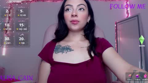 Snapshot of alisa__cain chatting on December 14, 5:18 am Alejandra online show from December 14, 5:18 am