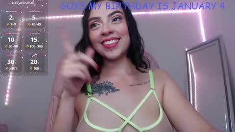 Snapshot of alisa__cain chatting on December 31, 8:34 pm Alejandra online show from December 31, 8:34 pm