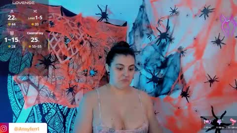 Snapshot of anny_ferrer1 chatting on October 23, 12:38 am Hello Open Pvt Moans from lovense Tell me Fav 14 34 69 Especial level 34 online show from October 23, 12:38 am
