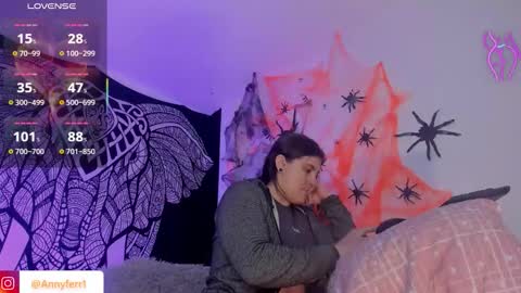 Snapshot of anny_ferrer1 chatting on October 21, 11:20 pm Hello Open Pvt Moans from lovense Tell me Fav 14 34 69 Especial level 34 online show from October 21, 11:20 pm