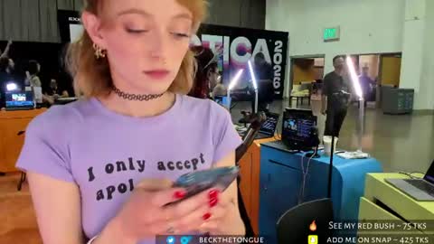 Beck the tongue online show from June 27, 7:53 pm