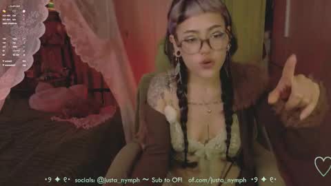   Im Nym  Justa nymph on twitter and IG online show from June 1, 10:54 pm