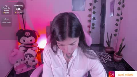 Snapshot of cami_mila99 chatting on October 21, 2:04 am CAMI online show from October 21, 2:04 am