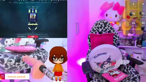 Snapshot of cutecinamonroll chatting on March 2, 3:02 am Cinna independent model online show from March 2, 3:02 am