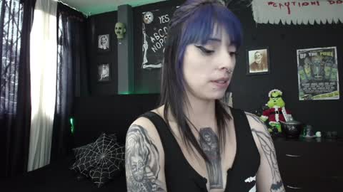 Snapshot of goddess_mortem chatting on January 7, 5:20 pm Mortem model independientfollow me on my telegram channel online show from January 7, 5:20 pm