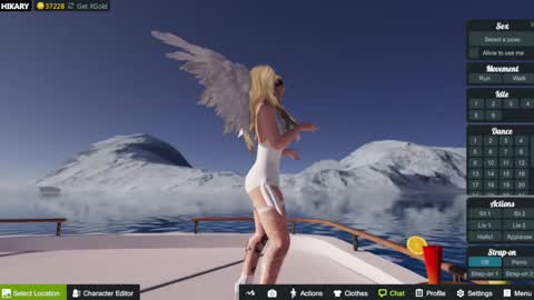 Snapshot of hikary__moon chatting on October 8, 6:12 pm Eva online show from October 8, 6:12 pm