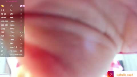 Isabella Sea online show from October 4, 1:11 am