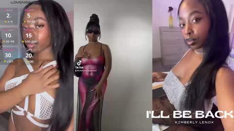 Snapshot of kimberlylenox chatting on December 8, 4:07 pm Queen Kim online show from December 8, 4:07 pm