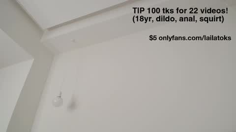 lailatoks - TIP 100 tks  get all my videos 22 VIDEOS SQUIRT PUSSY DILDO online show from October 26, 12:28 am