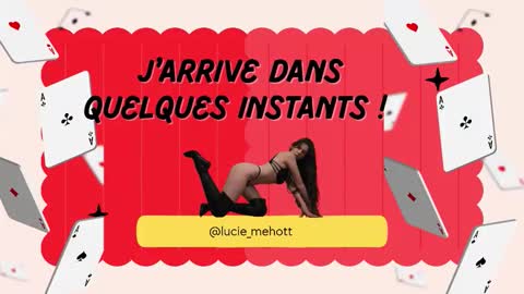 Lucie hot follow me on  online show from September 14, 8:56 am