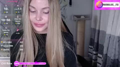 Marmalade Fox online show from February 10, 6:11 pm