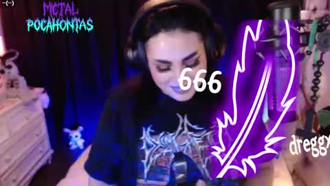 Snapshot of metalpocahotass chatting on October 21, 11:31 pm MetalPocahotass online show from October 21, 11:31 pm