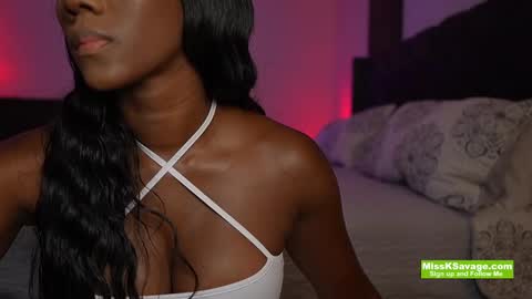 Snapshot of missksavage chatting on December 8, 7:54 pm Miss K online show from December 8, 7:54 pm