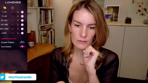 Snapshot of misstheacamille chatting on January 19, 10:49 pm MissThea online show from January 19, 10:49 pm