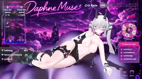 Daphne Musa online show from March 14, 9:16 pm