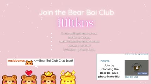 Snapshot of rosiebones chatting on September 17, 10:19 pm Rosie Bones online show from September 17, 10:19 pm