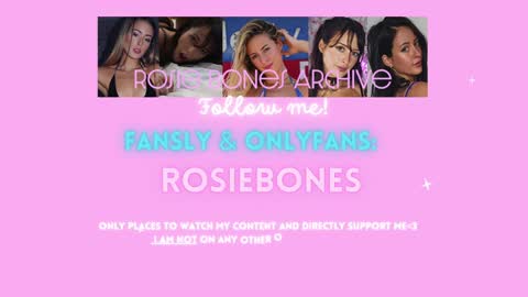 Snapshot of rosiebones chatting on December 11, 8:18 pm Rosie Bones online show from December 11, 8:18 pm