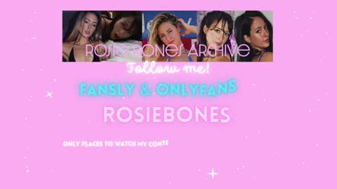 Snapshot of rosiebones chatting on February 7, 8:20 pm Rosie Bones online show from February 7, 8:20 pm