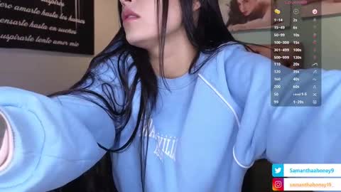 Snapshot of samanthaahoney_ chatting on February 13, 11:04 pm samantha online show from February 13, 11:04 pm