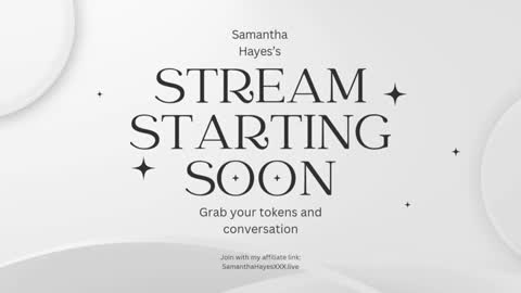 The Real Samantha Hayes haha  online show from February 9, 3:32 am