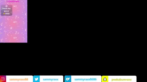 Sammy Raxx online show from December 20, 8:01 pm