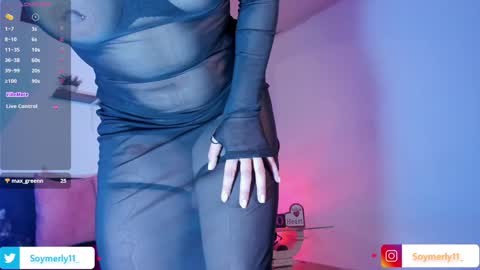 Snapshot of soymerly11_ chatting on January 1, 12:21 am Independent Model Merly online show from January 1, 12:21 am
