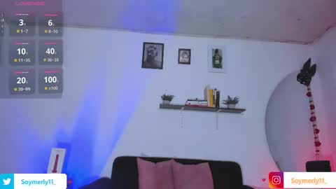 Snapshot of soymerly11_ chatting on September 15, 5:05 am Independent Model Merly online show from September 15, 5:05 am
