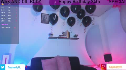 Snapshot of soymerly11_ chatting on January 12, 4:21 am Independent Model Merly online show from January 12, 4:21 am