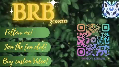 trickykitsune online show from August 3, 3:18 pm