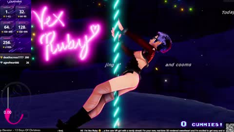 Vex Ruby online show from December 7, 2:09 am