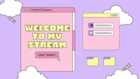 Violet Flowers online show from January 11, 2:30 am