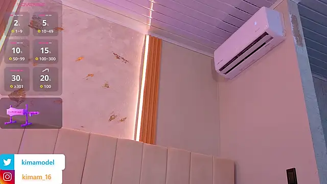 Kima1  online show from December 3, 8:22 pm