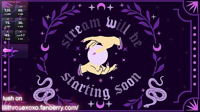 lilithrosexoxo online show from April 19, 3:45 pm