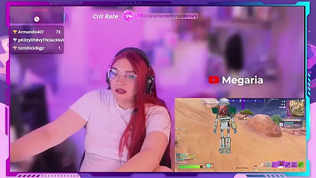 MegariaB online show from January 12, 4:51 am