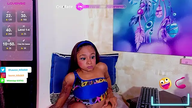 Lauren Hills069 online show from February 10, 8:56 pm