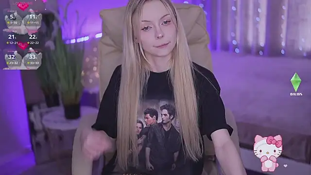 Snapshot of EviStar chatting on October 18, 11:24 am EviStar online show from October 18, 11:24 am