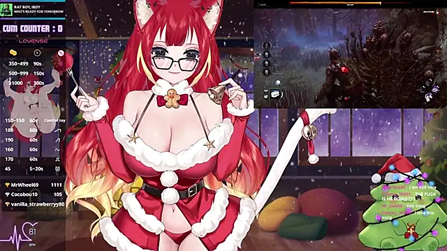 LewdFoxy VT online show from December 17, 7:51 pm