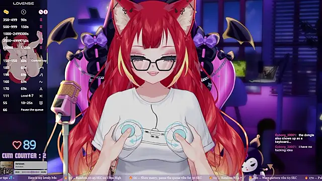 LewdFoxy VT online show from March 28, 6:29 pm