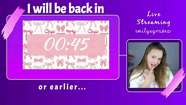 Snapshot of EmilyxxGraces chatting on October 15, 10:56 pm EmilyxxGraces online show from October 15, 10:56 pm