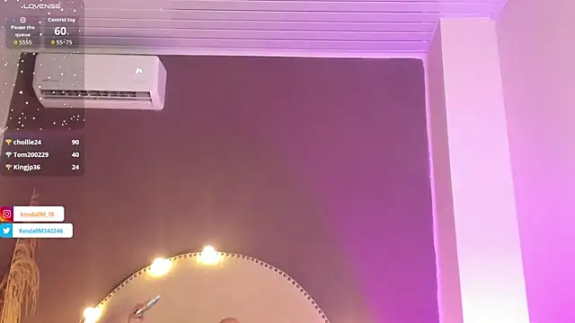  Kendall 19 online show from January 7, 8:12 pm