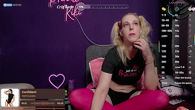 PrincessKikiZa online show from April 15, 8:59 am