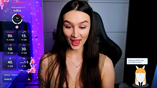 Veronica Larsson online show from February 10, 12:30 pm