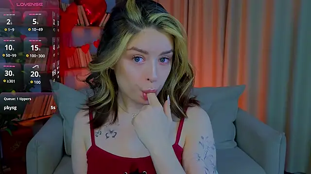 kate  rIna online show from February 12, 2:24 am