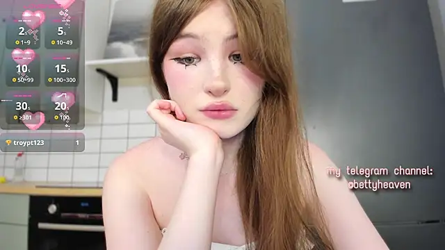 bettyheaven online show from July 2, 1:05 am