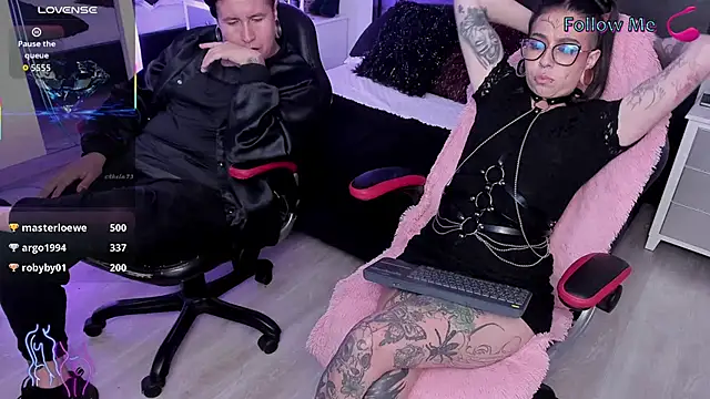 inkedsinners  online show from June 13, 7:50 am